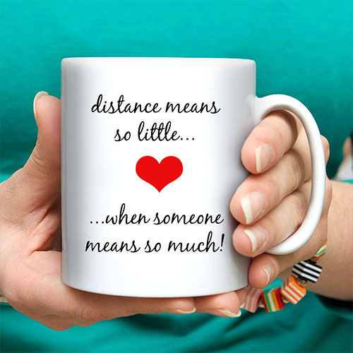 Long Distance Personalised Mug