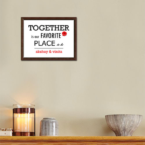 Together Personalised Memento