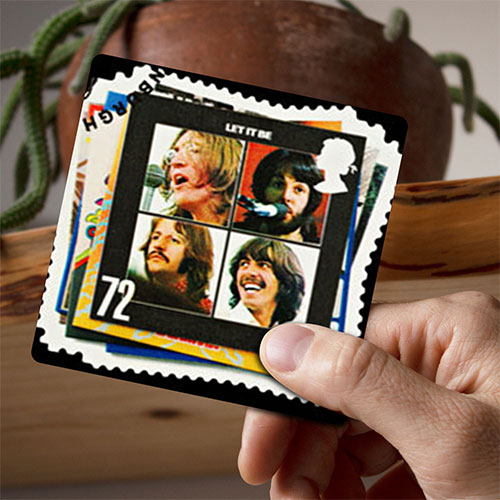 Beatles Covers Coasters Set Of Four