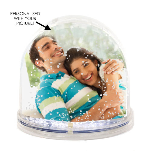 Personalised Snow Globe Photo Frame