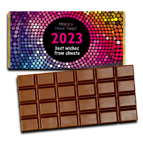 New Year Personalised Chocolate