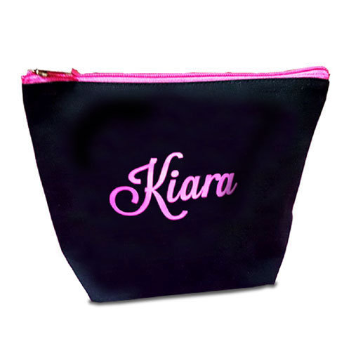 Pink Personalised Makeup Pouch