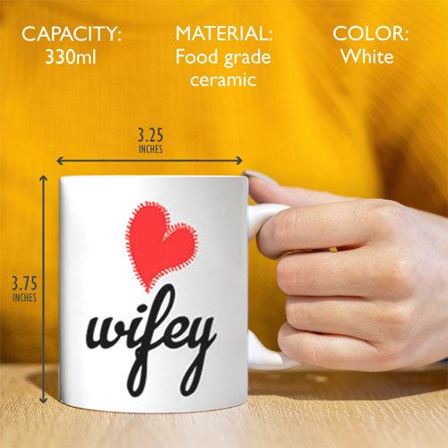 Hubby Wifey Mugs Set Of Two