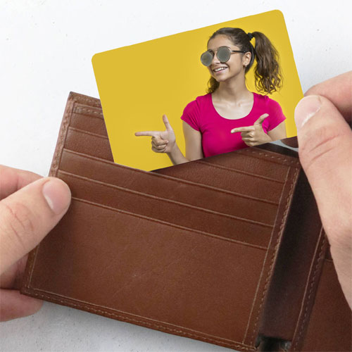Personalised Metal Wallet Card