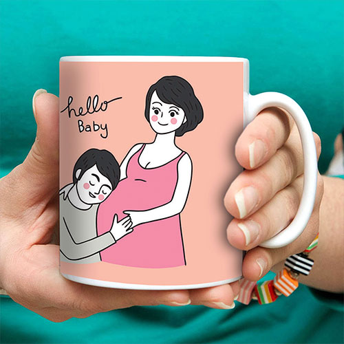 Hello Baby Pregnancy Mug