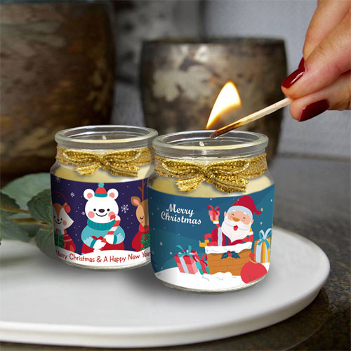 Christmas Mini Candles Set