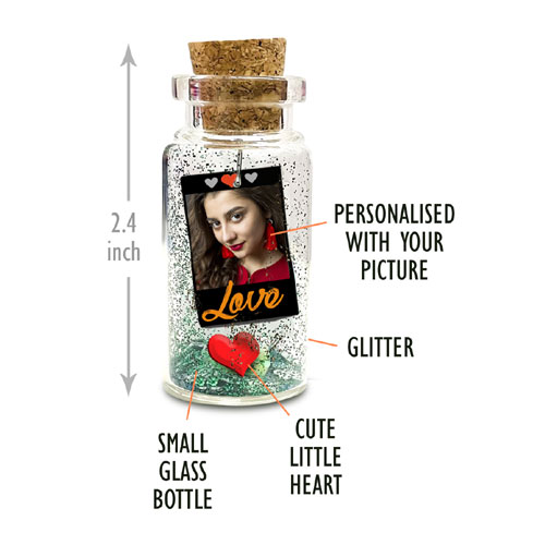 Picture In Bottle Personalised Gift