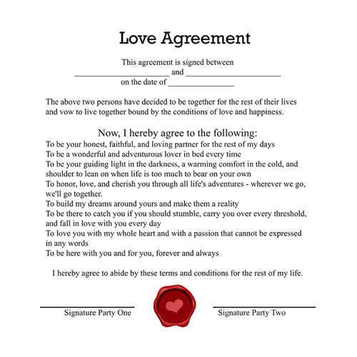 Love Agreement