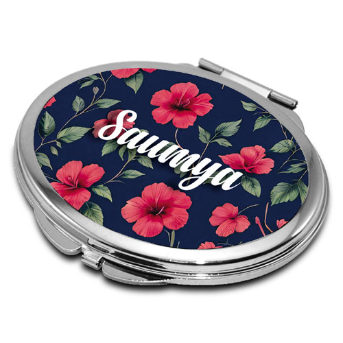 Personalised Compact Makeup Mirror