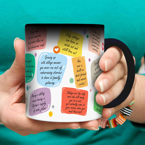 Secret Messages Rakhi Magic Mug