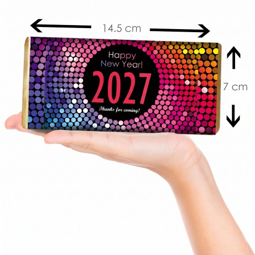 New Year Personalised Chocolate New Year Personalised Chocolate