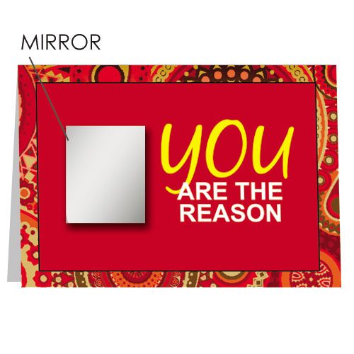 You Are The Reason Mirror Card
