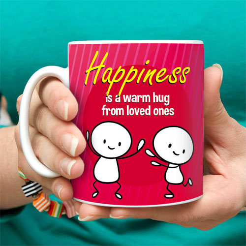 Happiness Mugs Set Of Four