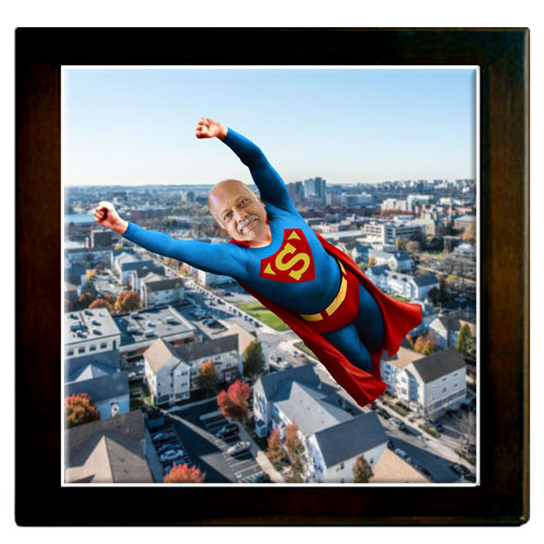 Personalised Superhero Framed Memento