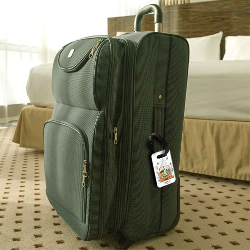 Personalised Eat Sleep Travel Luggage Tags Set