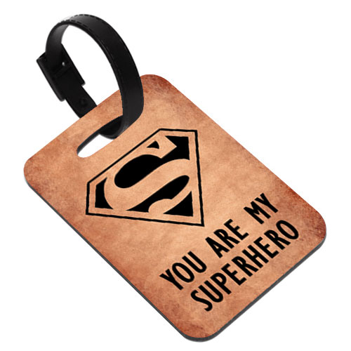 Superhero Luggage Tag