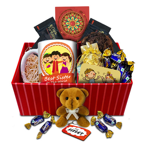 Rakhi Gifts for Sister to Bangalore - Free Delivery
