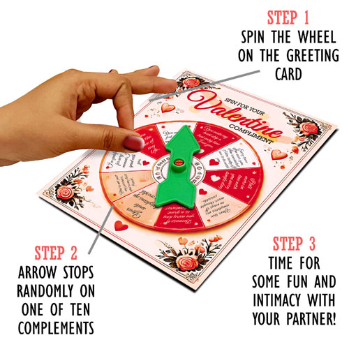 Spin The Wheel Valentines Card