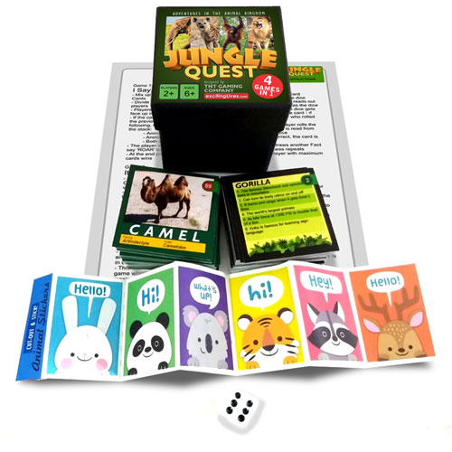Jungle Quest Kids Cards Game