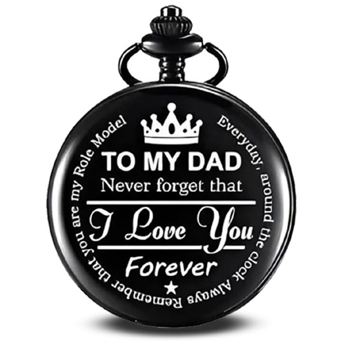 Love You Dad Pocket Watch