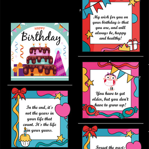 Birthday Messages Popup Box