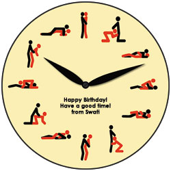 Kama Sutra Clock