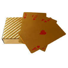 Gold Plated Playing Cards Deck