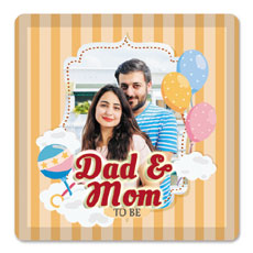 Dad And Mom To Be Personalised Magnet