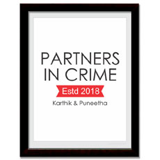 Partners In Crime Personalised Print