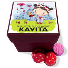 Best Sister Personalised Chocolate Box