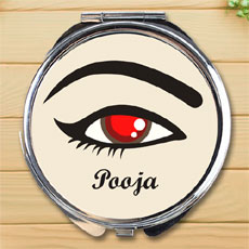 Eye Style Personalised Compact Mirror
