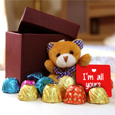Chocolate And Teddy Box