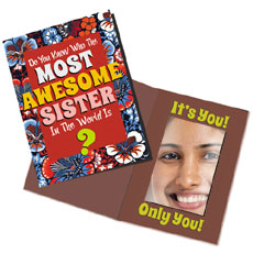 Most Awesome Sister Mirror Card
