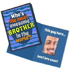 Most Awesome Brother Card