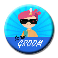 Team Groom Badges Set Of Fifteen